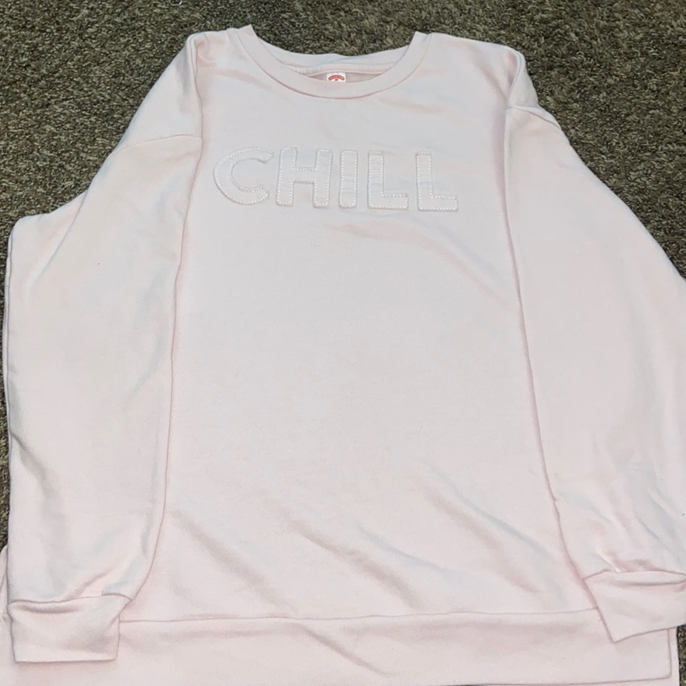 Brand new holiday sweater!! Light pink and soft